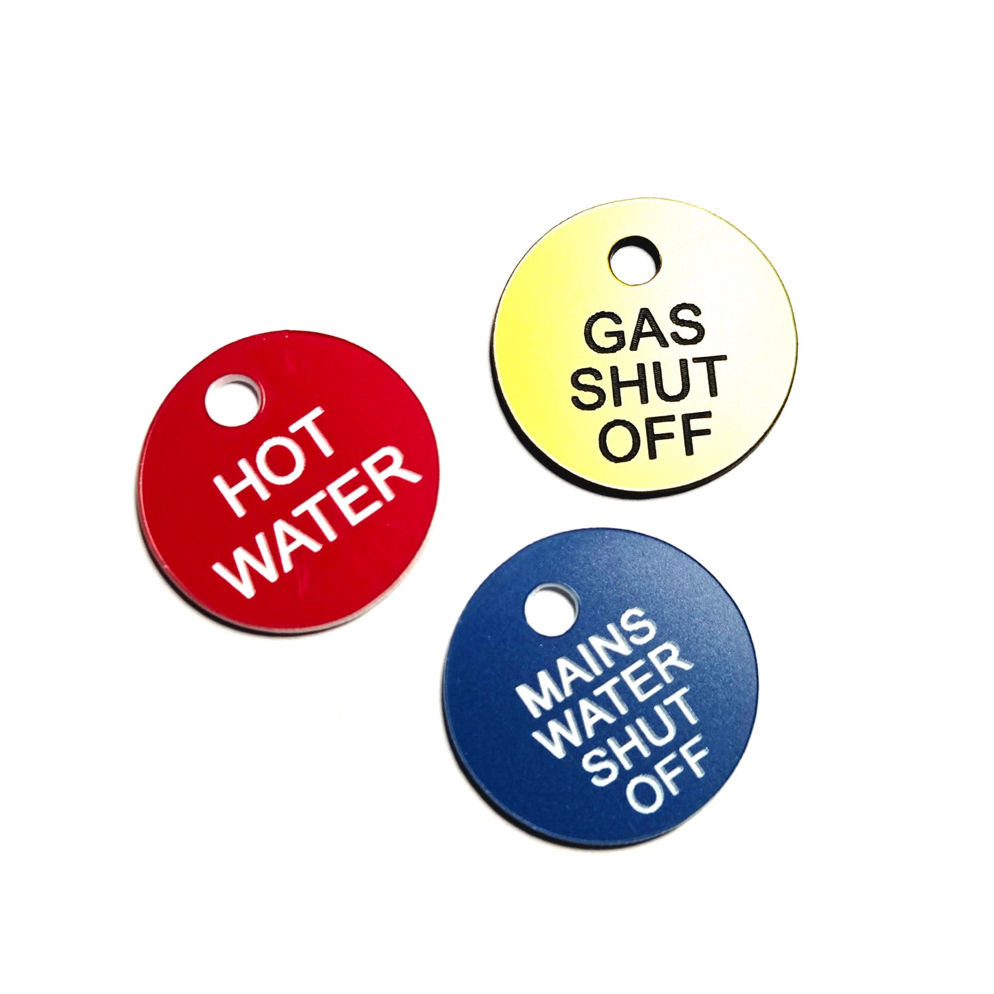 Custom Text (1 Line) Valve & Pipe Tags